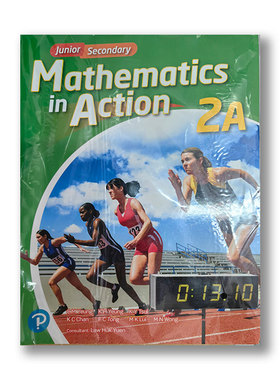 DSE数学教材 初中 Junior Secondary Mathematics in Action 2A (Modular Binding) (2021 edition) -9789882398085