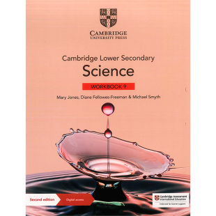 剑桥国际中学科学课程第二版Cambridge Lower Secondary Science Workbook 9 with Digital Access练习册(含账号)原版进口书