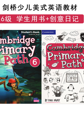 剑桥少儿美式英语教材Cambridge Primary Path American English 6级学生书+创意日记 进口英文原版（赠音频）