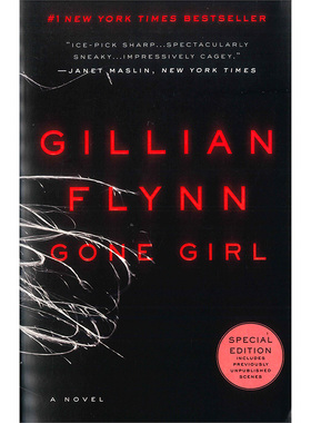 英文原版 Gone Girl: A Novel 消失的爱人 大卫芬奇 经典电影原著小说 奥斯卡获奖 进口书 正版 Crown