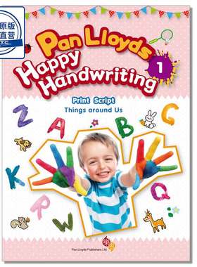 现货香港教材 小学英语 Pan Lloyds Happy Handwriting (Book 1)一年级上册 乐思出版社- 9789888330720
