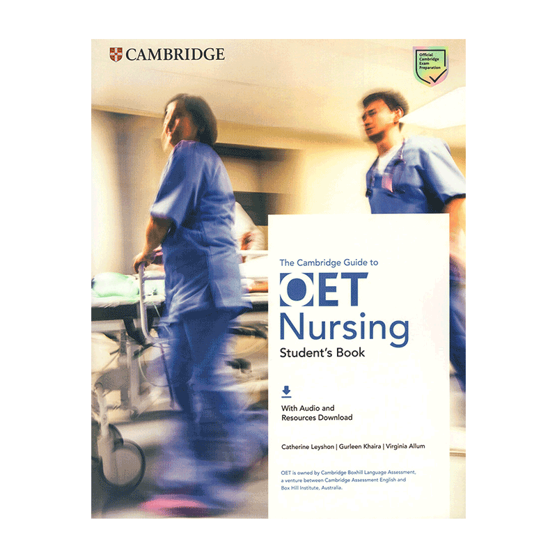 【OET護士考試】澳大利亞職業(yè)英語考試The Cambridge Guide to OET Nursing Student's Book(內(nèi)附音頻+答案)英國原版進口書 澳洲