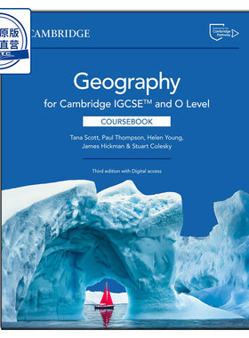 英文原版 剑桥国际教材 IG地理 Cambridge IGCSE and O Level Geography Coursebook -9781009535632