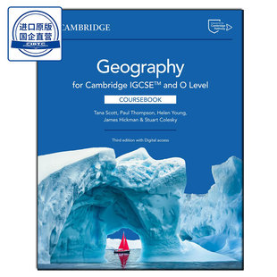英文原版 剑桥国际教材 IG地理 Cambridge IGCSE and O Level Geography Coursebook -9781009535632