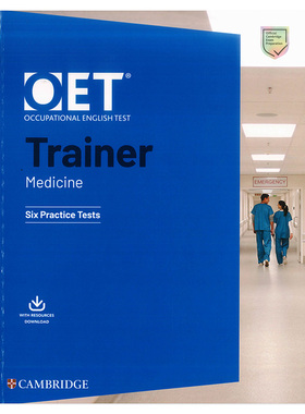 现货 [OET课程]医疗保健 六项实践测试附资源 Medicine Six Practice Tests with Answers with Resources Download with eBook