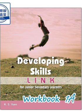 现货香港教材 初中英语练习册1A Developing Skills: Link for Junior Secondary Learners Workbook 1A (2017 Ed.)-9789888450749