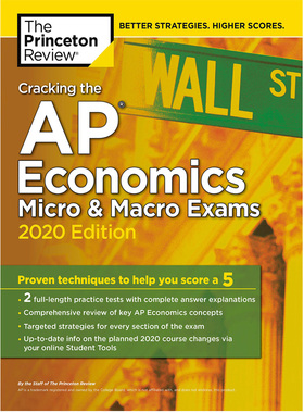 预售 Cracking the AP Economics Macro & Micro Exams, 2020 Edition