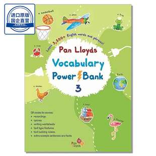 乐思出版 9789888750023 Pan Power Bank Vocabulary 词汇书 Lloyds 社 现货香港教材 小学三年级英语