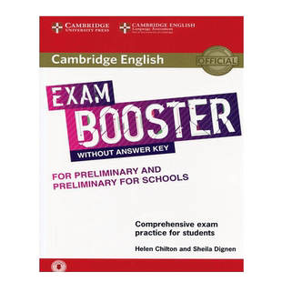 现货 剑桥 PET 模拟题 Exam Booster 学生用书 不带答案带download音频