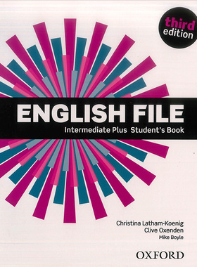 现货 牛津 English File第三版Intermediate Plus学生用书