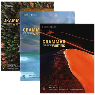现货 美国国家地理Grammar for Great Writing A/B/C级别 写作学生书