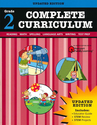 美国小学英语教辅二年级 阅读+口语+数学+英语+写作+测试题一本通(附答案)Complete Curriculum:Grade 2 哈考特家庭学习STEM自学