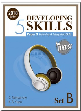 现货 香港中学文凭 中五英语书Developing Skills for HKDSE Paper 3 Listening & Integrated Skills Book 5 Set B-9789888451098