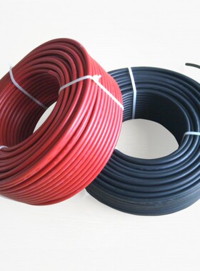 2.5/4/6mm2平方太阳能光伏电缆14/12/10AWG电线 电池组件连接线