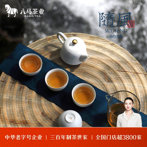 八马茶具陶瓷旅行套装茶杯随风