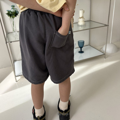 韩国童装代购2026春夏新款SCOOP时尚中大童男孩百搭宽松儿童短裤
