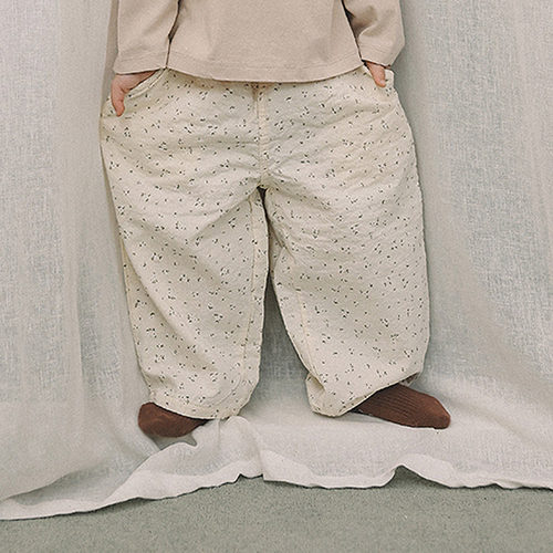 韩国童装代购2026春季新款melmel女孩宝宝百搭儿童印花时尚休闲裤