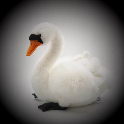 可爱黑白天鹅毛绒玩具好品质动物