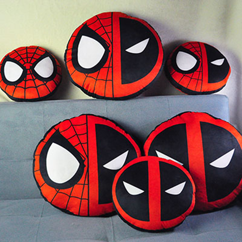 卡通蜘蛛侠毛绒玩具公仔可爱异形抱枕玩偶手办靠垫睡觉沙发男礼物