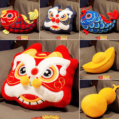 抱枕毛绒玩具布娃娃中国风玩偶