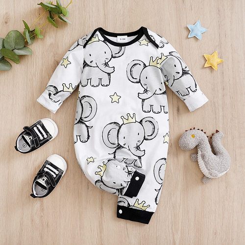 kids boys jumpsuit fashion cartoon baby cute newborns spring