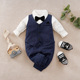 Cotton Clothing 18m Party Newborn Handsome Formal man Suit