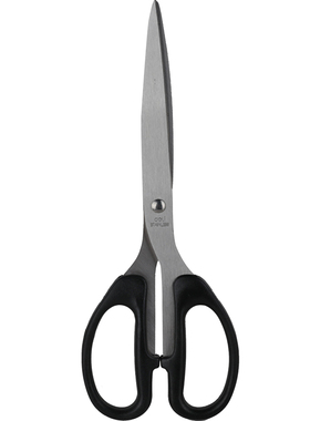 得力（deli） 剪刀 办公剪纸刀不锈钢剪刀 颜色随机 6009 中号