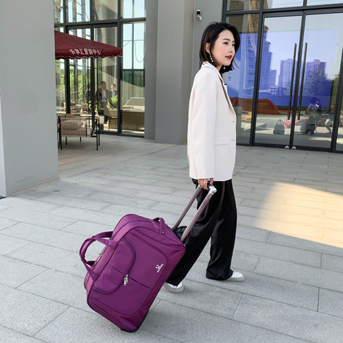 旅行袋欧美风拉杆包大容量可折叠