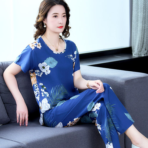 顿尼科女士棉绸舒适睡衣家居服