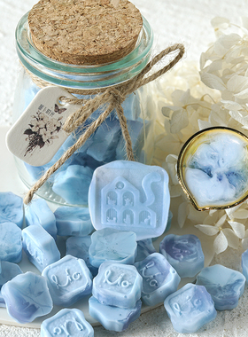 墨下【玉石Vol.2】国风半透明混色火漆蜡蜡粒套装 火漆印章章头