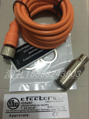 全新IFM易福门接近开关IG5497 IGB3005-APOG/US-100-DPO质量保证