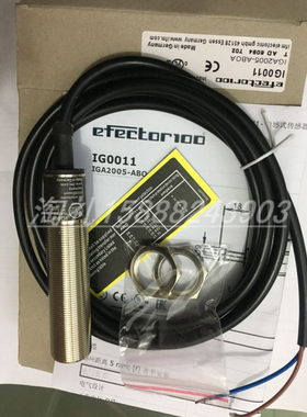 全新易福门电感式接近开关IG5502   IGA3005-BPKG/V4A/6M传感器