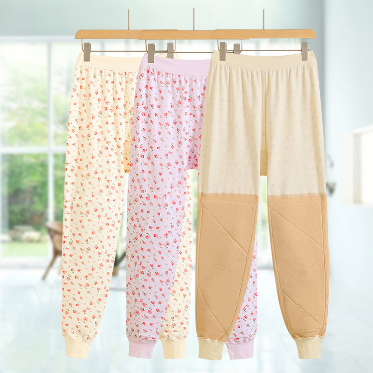 中老年女纯棉护膝秋裤前后全包妈妈全棉长护腿线裤高腰防风寒打底,女士内衣/男士内衣/家居服,保暖裤,淘宝优惠券,粉丝福利购,淘宝优惠卷