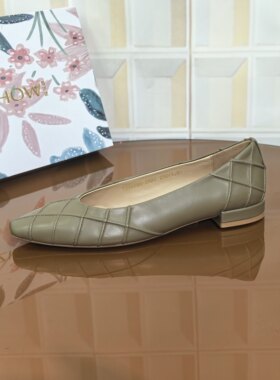 2820/2CM清仓撤柜断码处理牛皮白色时尚方头粗跟女士单鞋舒适时尚