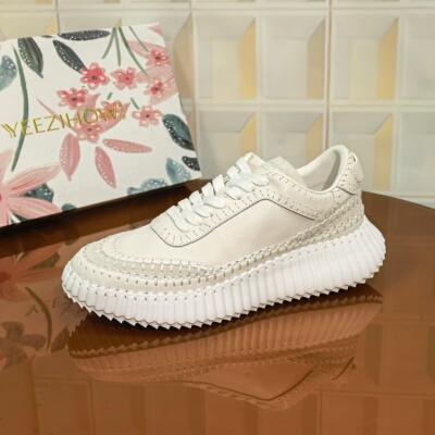 3094/5CM牛皮断码撤柜清仓处理低帮增高松糕鞋潮流耐磨鞋子街头风