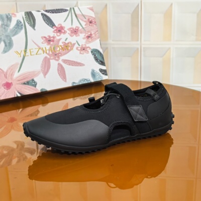 3066/1CM莱卡布清仓撤柜断码处理时尚休闲鞋时尚防滑系带平跟透气