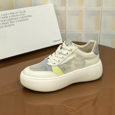 4304/4CM牛皮清仓撤柜断码处理透气时尚时尚休闲鞋低跟常规款系带