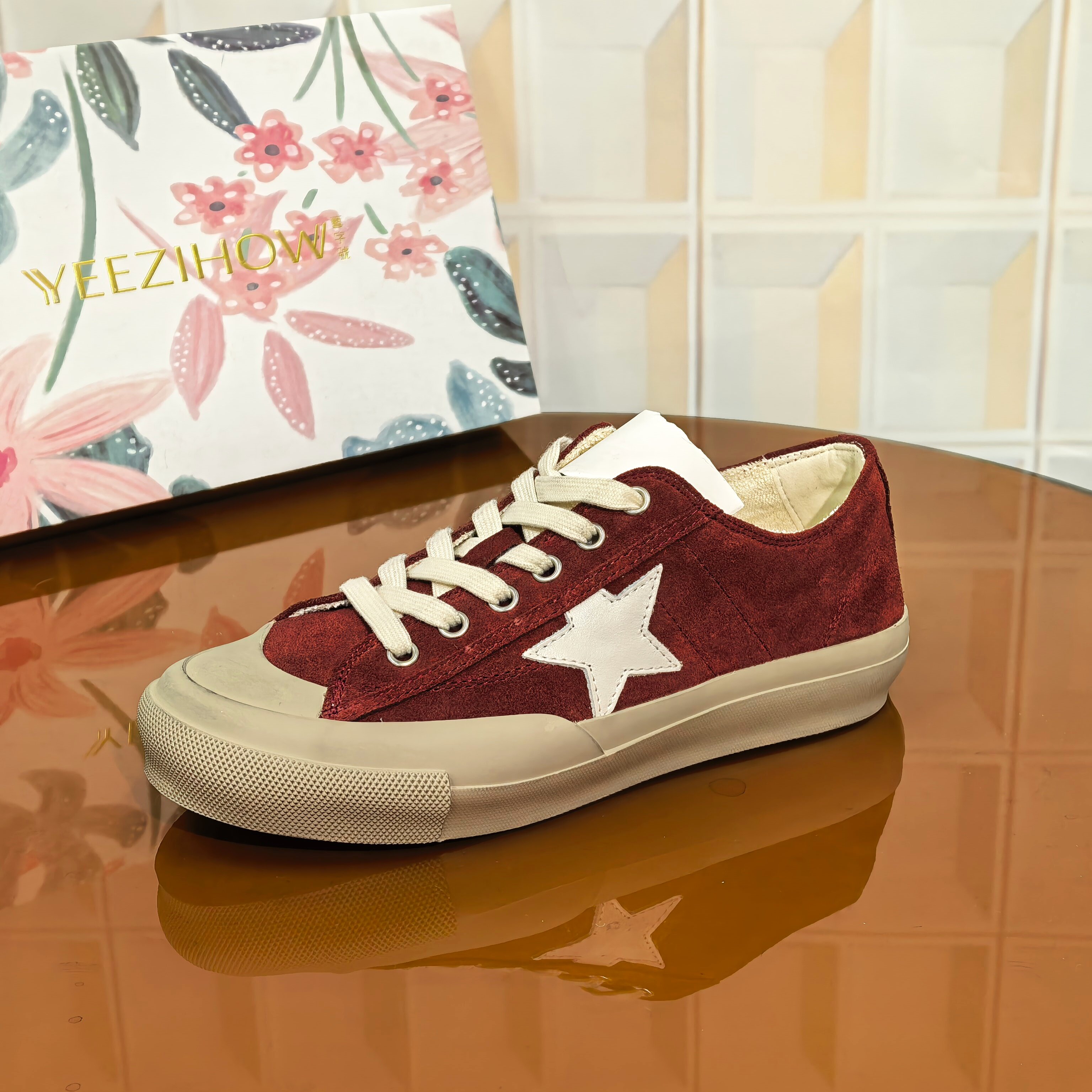 8842/牛皮断码撤柜清仓处理女时尚百搭复古潮流厚底低帮时尚运动