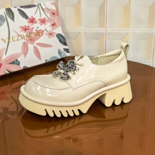 5CM开边珠断码 大头鞋 撤柜清仓处理女鞋 休闲鞋 一脚蹬乐福 时尚 5415