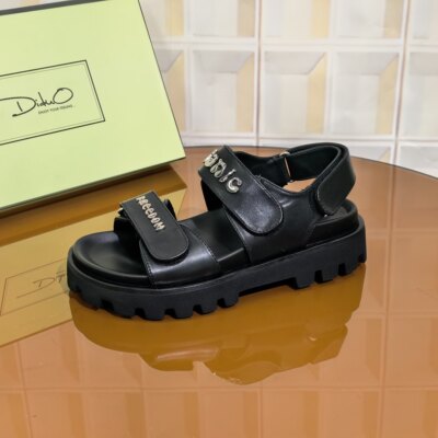 7C42/4CM小牛皮清仓撤柜断码处理水钻厚底时尚百搭女士夏季增高凉