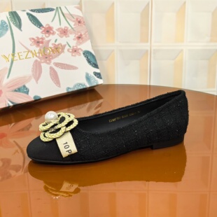 防滑低跟秋季 撤柜清仓处理女方口鞋 休闲 2CM浅口尖头平底断码 5158