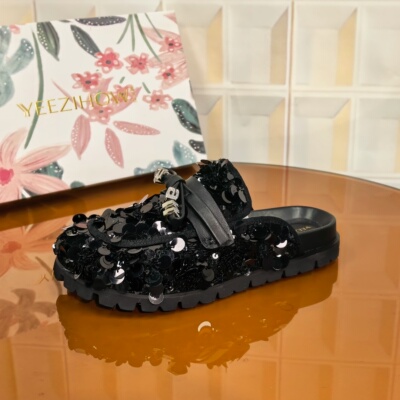 2795/3CM百搭断码撤柜清仓处理防滑懒人鞋穆勒鞋夏季潮流蝴蝶气质