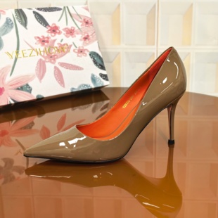 防水细跟高跟鞋 2890 7CM牛漆皮断码 撤柜清仓处理女士单鞋 浅口 女鞋