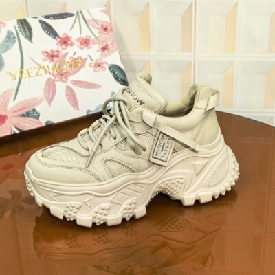 6215/5CM牛皮清仓撤柜断码处理老爹鞋鞋子防滑夏季春季防脏时尚网