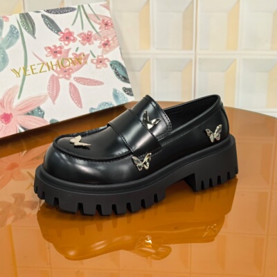 4119/5CM开边珠断码撤柜清仓处理学院风英伦风防水百搭增高女春季