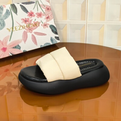 5399/4CM清仓撤柜断码处理休闲风增高运动休闲百搭外穿薄款一字拖