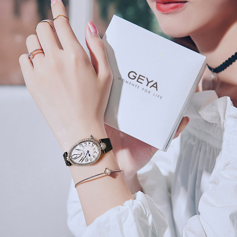 GEYA格雅手表女简约气质女表那不勒斯皇后名牌奢华十大品牌正品表