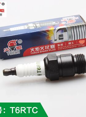 适用东风菱智/小霸王/东南得利卡 EQ491湘火炬 镍铜火花塞 T6RTC