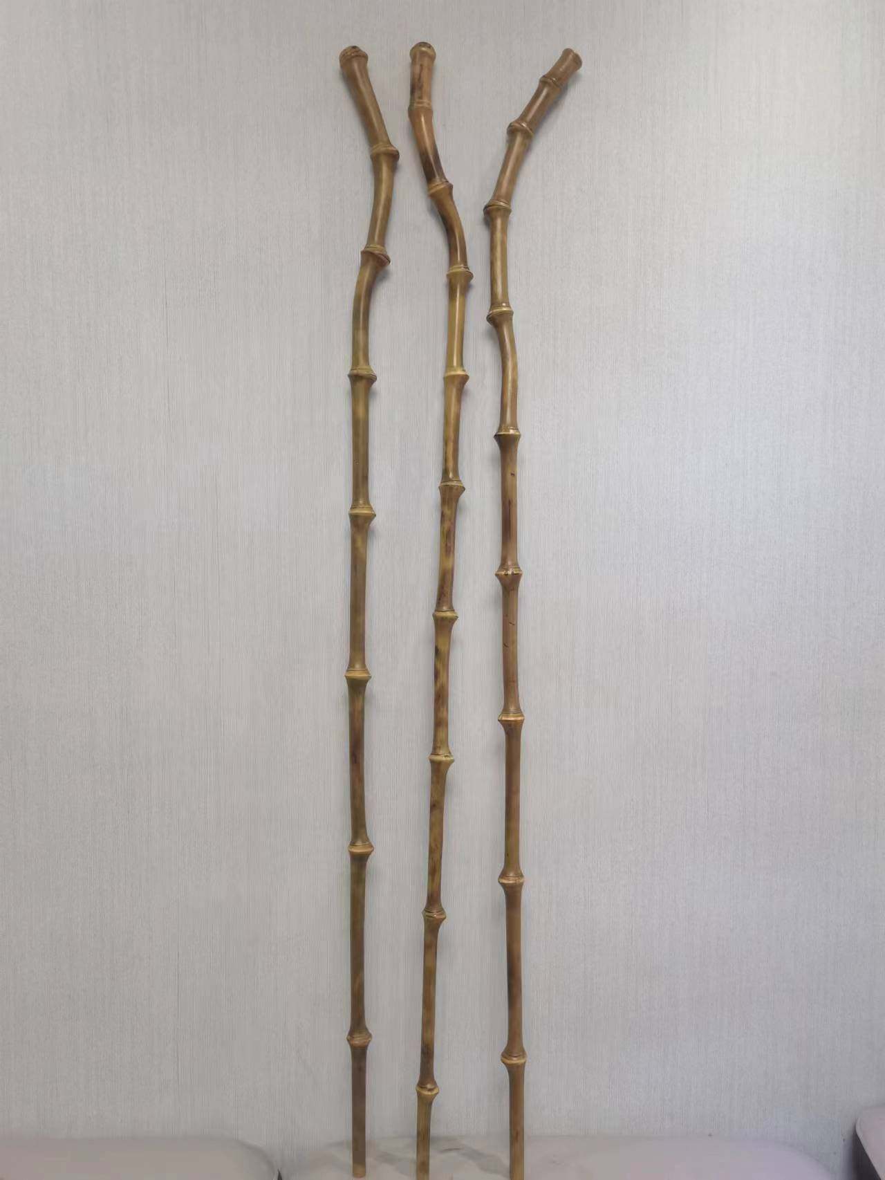 文人筇竹杖罗汉竹算盘文玩竹装饰摆件户外徒步登山杖防滑手杖拐棍