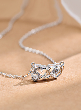 999纯银女款520心动项链2025新款